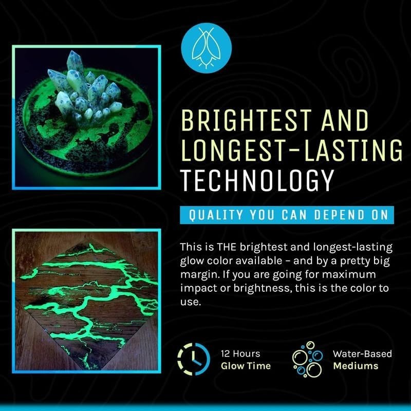 Versatile Glow in the Dark Powder – 12g Neutral Blue for Indoor & Outdoor Use