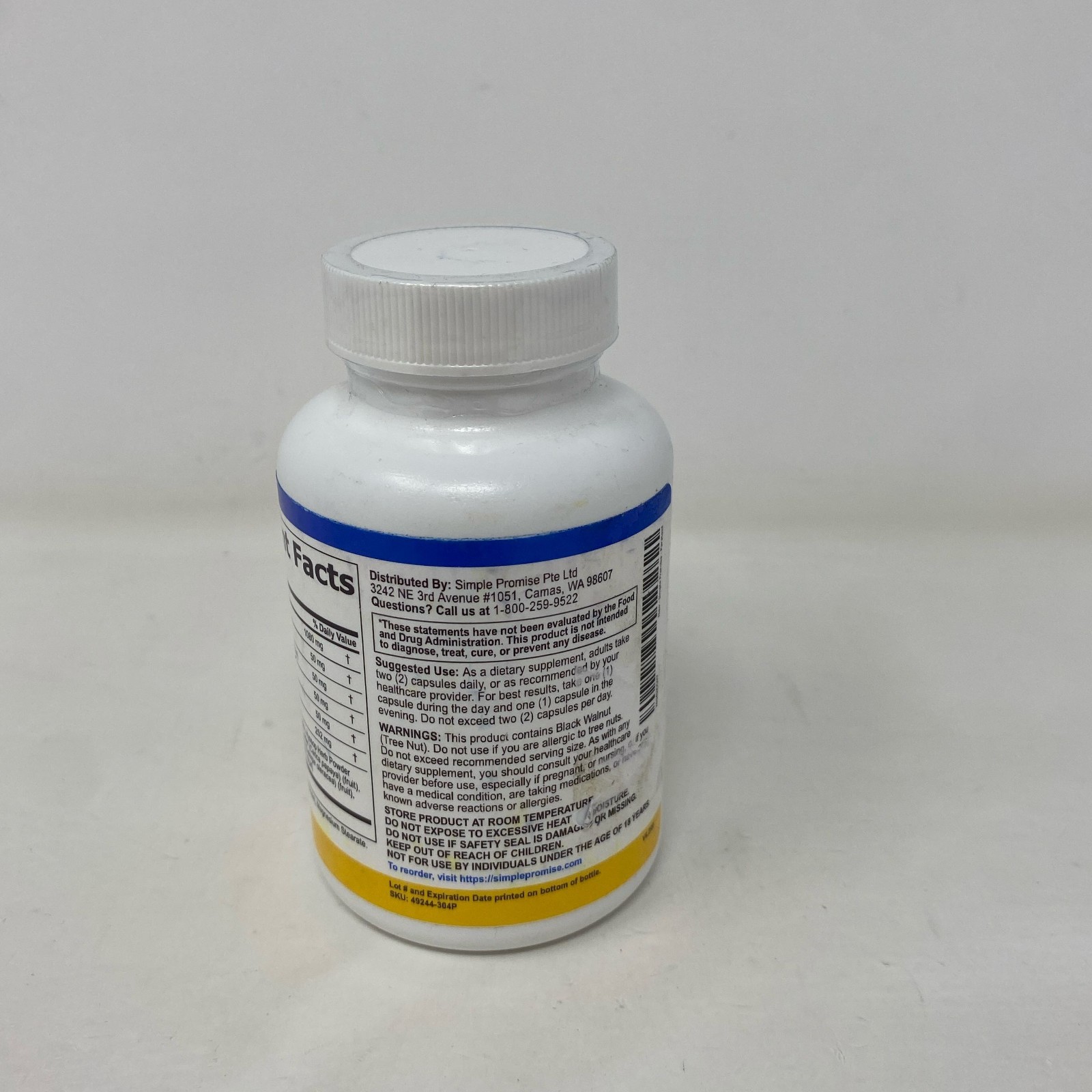 Simple Promise Paratoxil Daily Gut Cleanse – 60 Capsules
