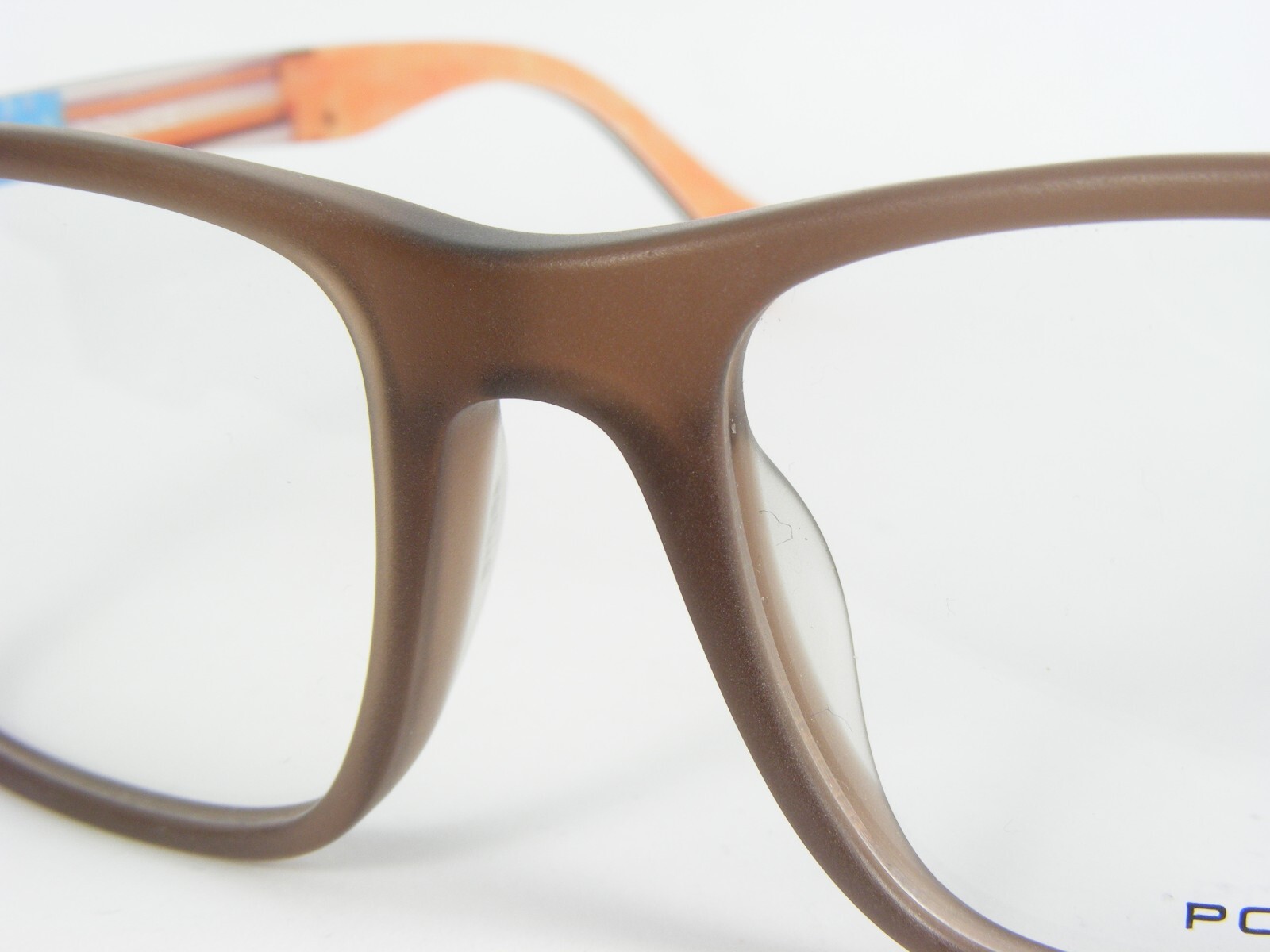 POLICE Junior /Kids TRICK 1 VK037 B36M MATT BROWN EYEGLASSES GLASSES 48-16-135mm