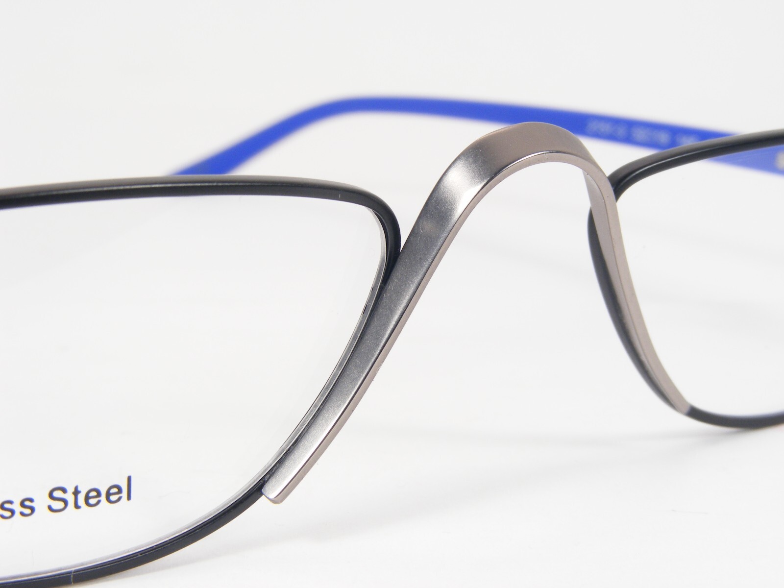 VISTAN 2151-3 Silver-Grey /Black /Blue UNIQUE RARE EYEGLASSES 52-19-145 Germany