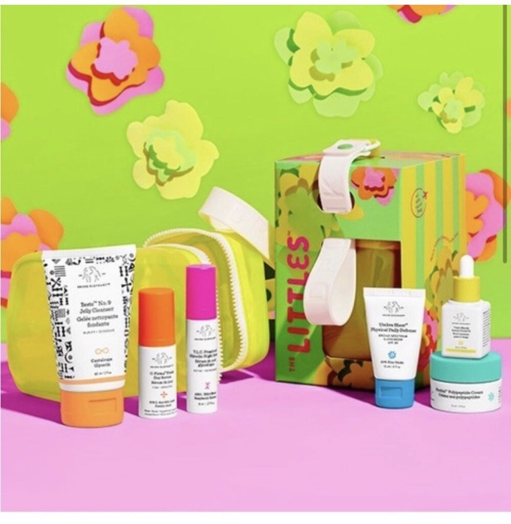 Reg $98 Drunk Elephant The Littles Mini Skin Care Set SPF 30 w/ Cleanser/Serums