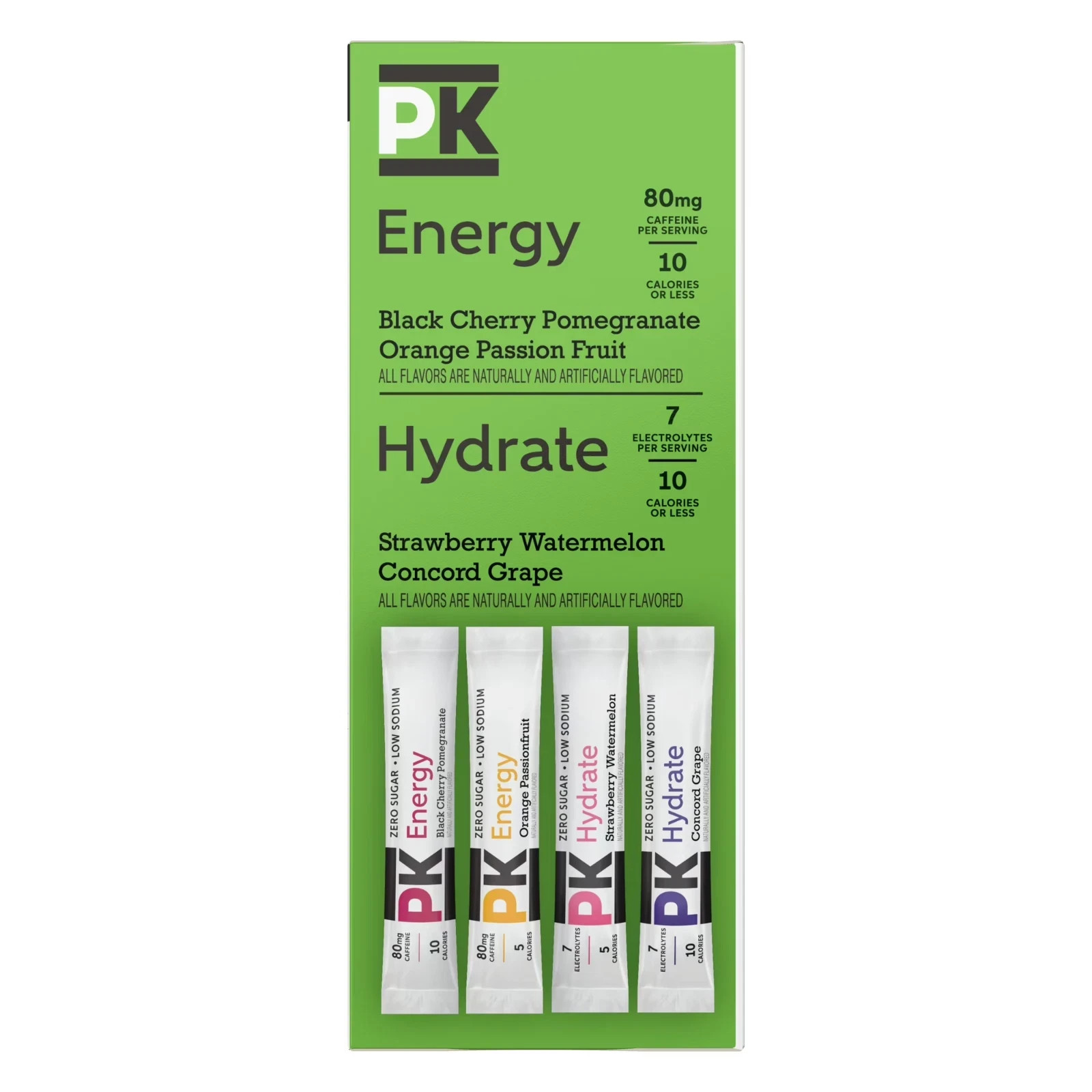 Pure Kick Energy & Hydration Electrolyte Powdered Drink Mix Variety pack, 30 Cou