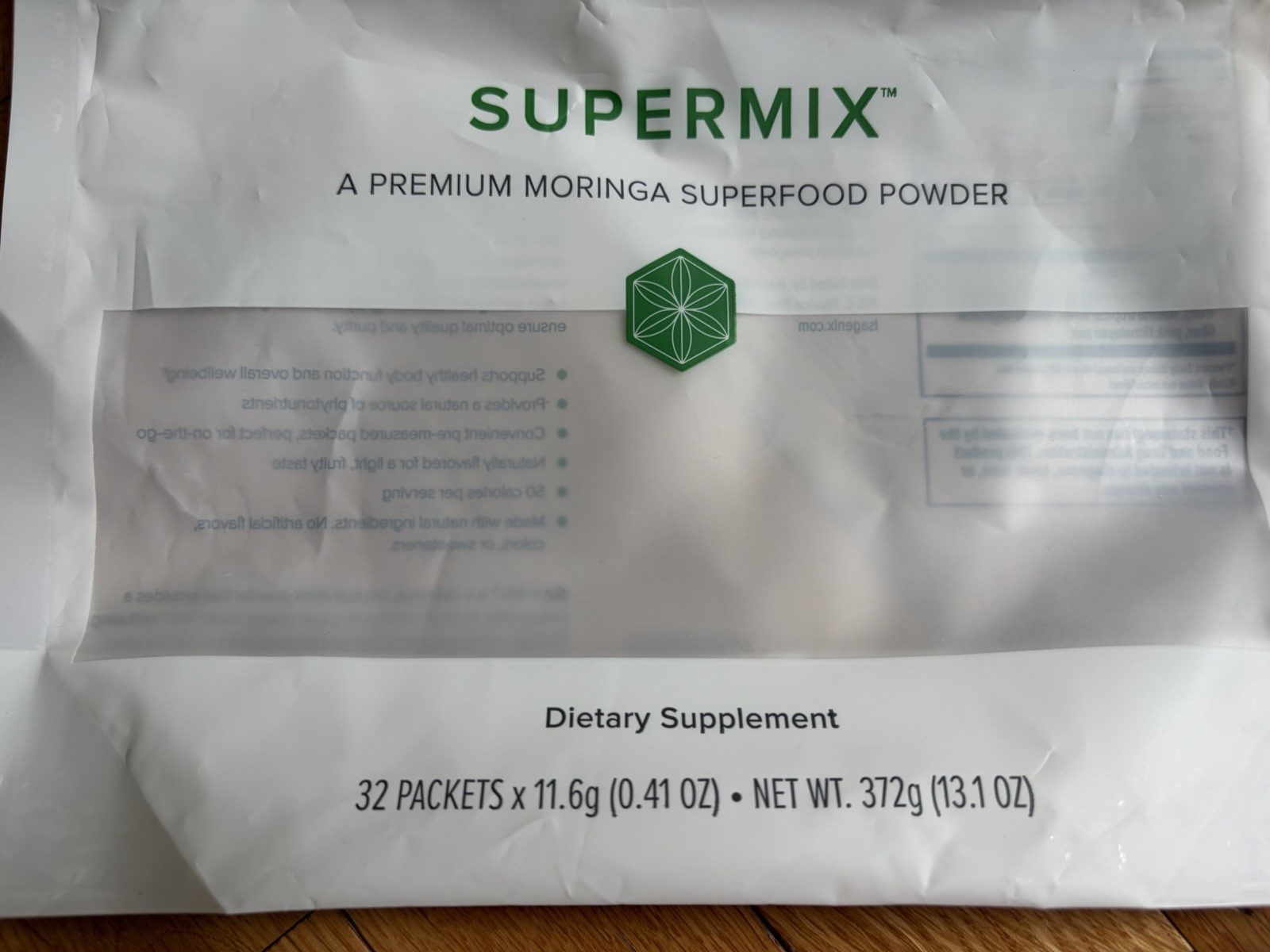 27 Sealed Packets Isagenix moringa Supermix Superfood Powder 1/27