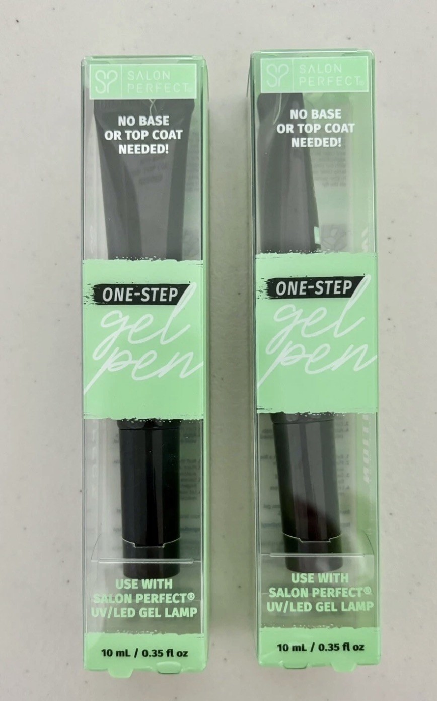 New Salon Perfect Nail Gel Pen “in Mint Condition “ 0.35 fl oz Sealed Pack Of 2