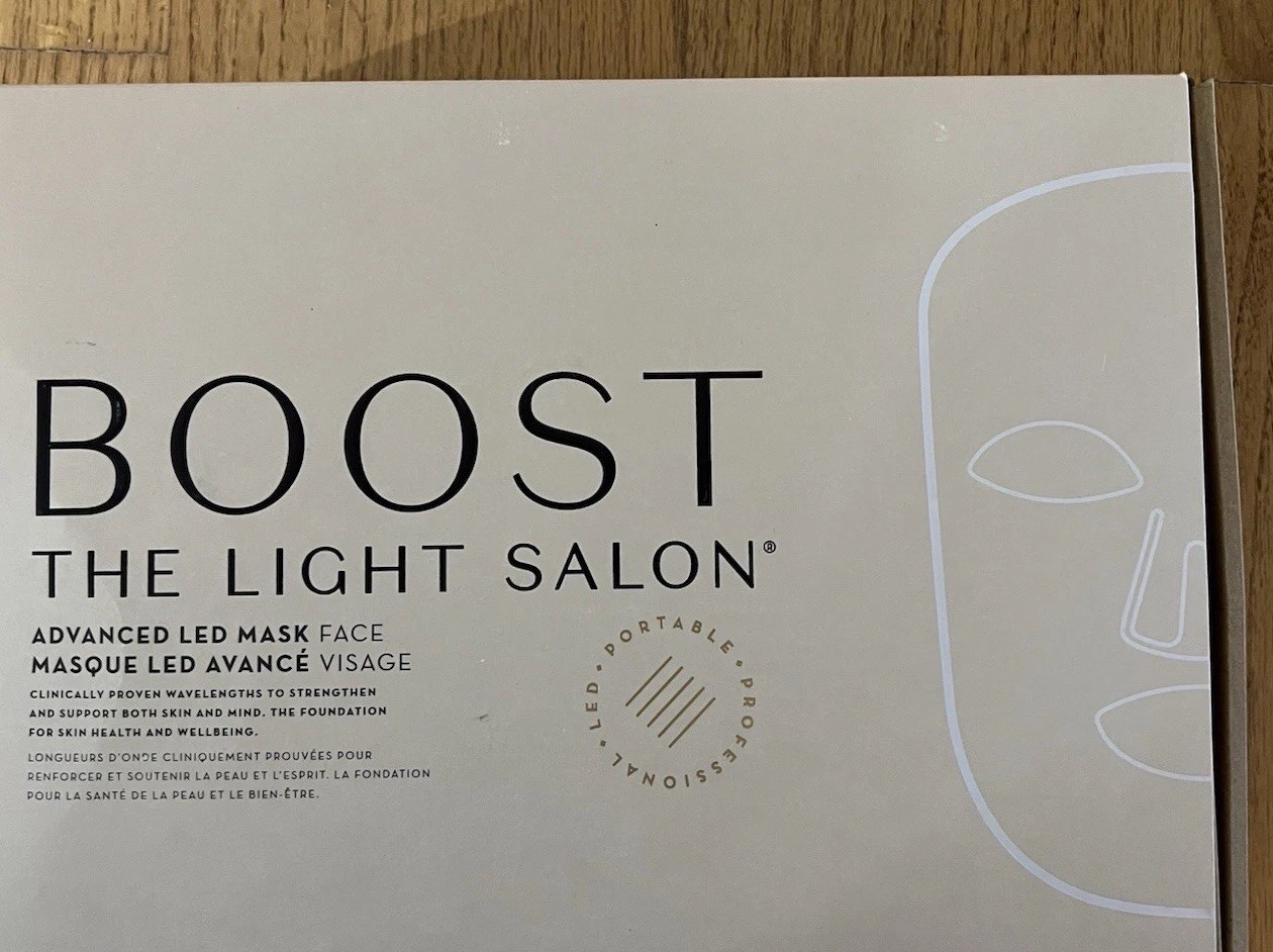 The Light Salon Boost Professional LED Face Mask- Gently Used-Great condition