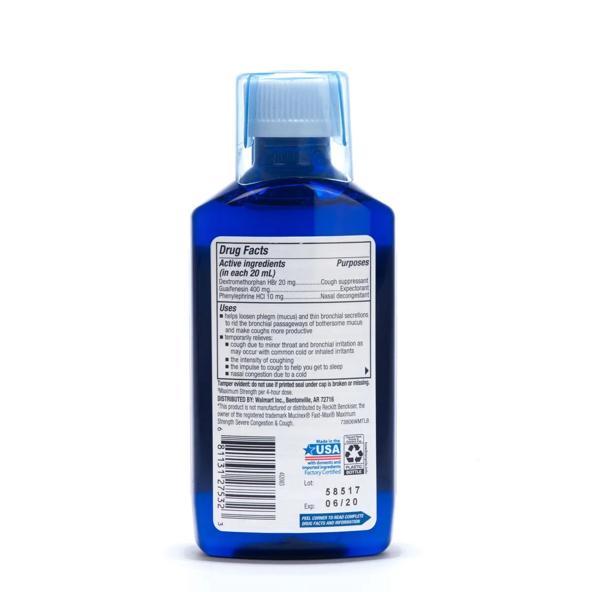 Maximum Strength Severe Congestion and Cough Liquid, 6 Fl Oz