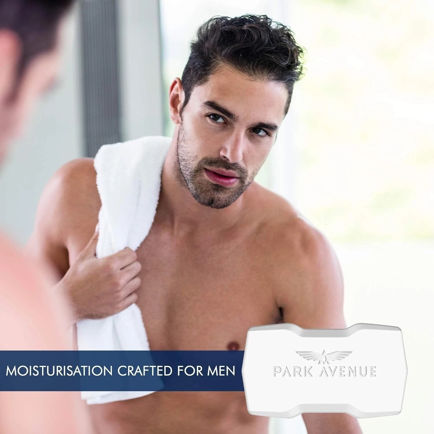 Pure Luxury Shea Butter & Coconut Oil Premium Men’s Soaps for Bath 125g (Pack-4)