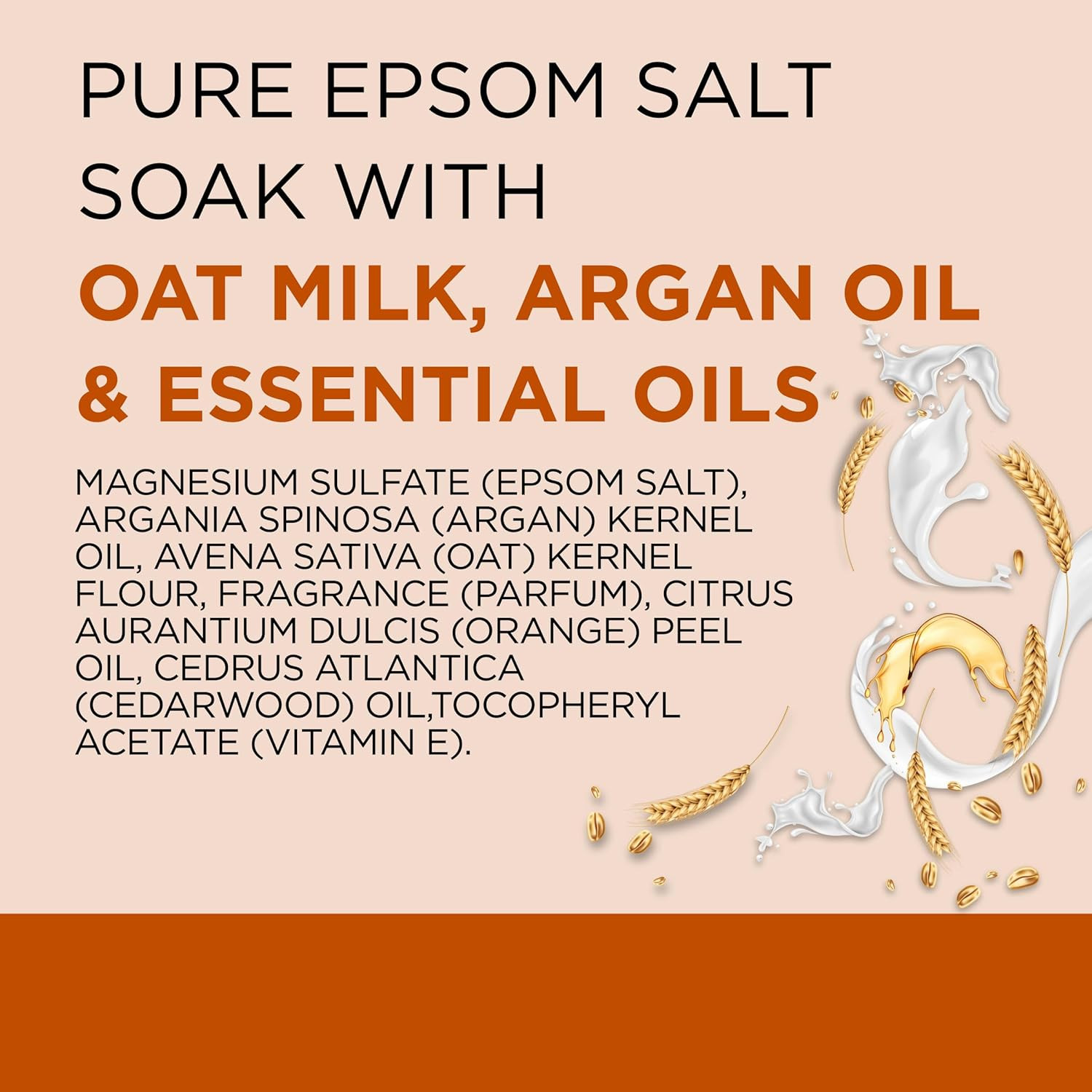 Dr Teal’S Epsom Salt Magnesium Soak, Soothe & Comfort with Oat Milk & Argan Oil,