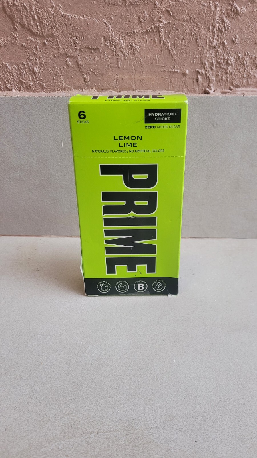 Prime Hydration+ 6 Stick Pack Lemon Lime. Exp:09/2024