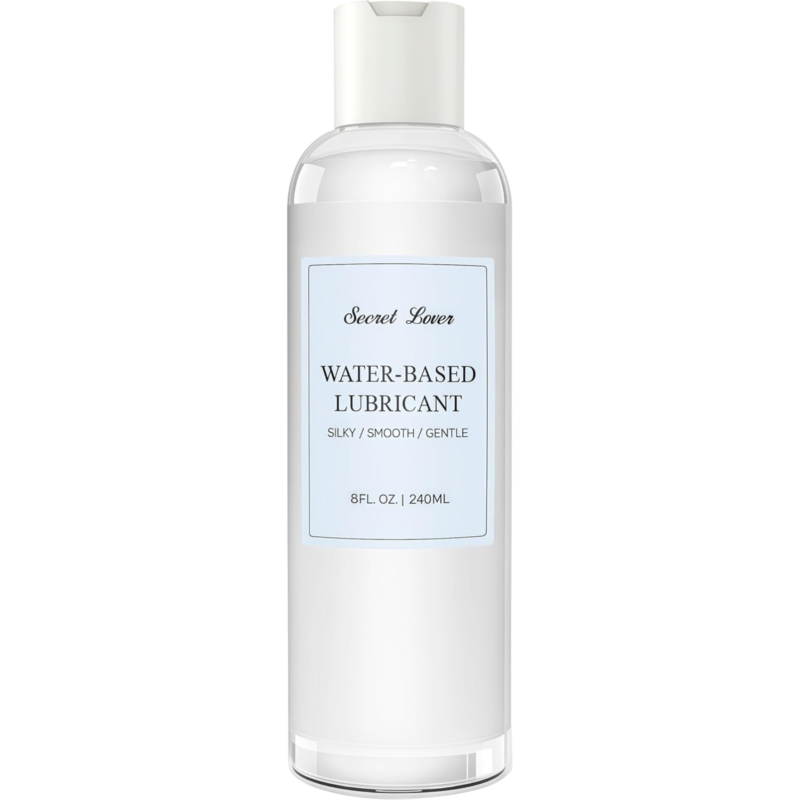 Secret Lover Personal Lube 8oz Water-Based Ultra Silky Non-Staining