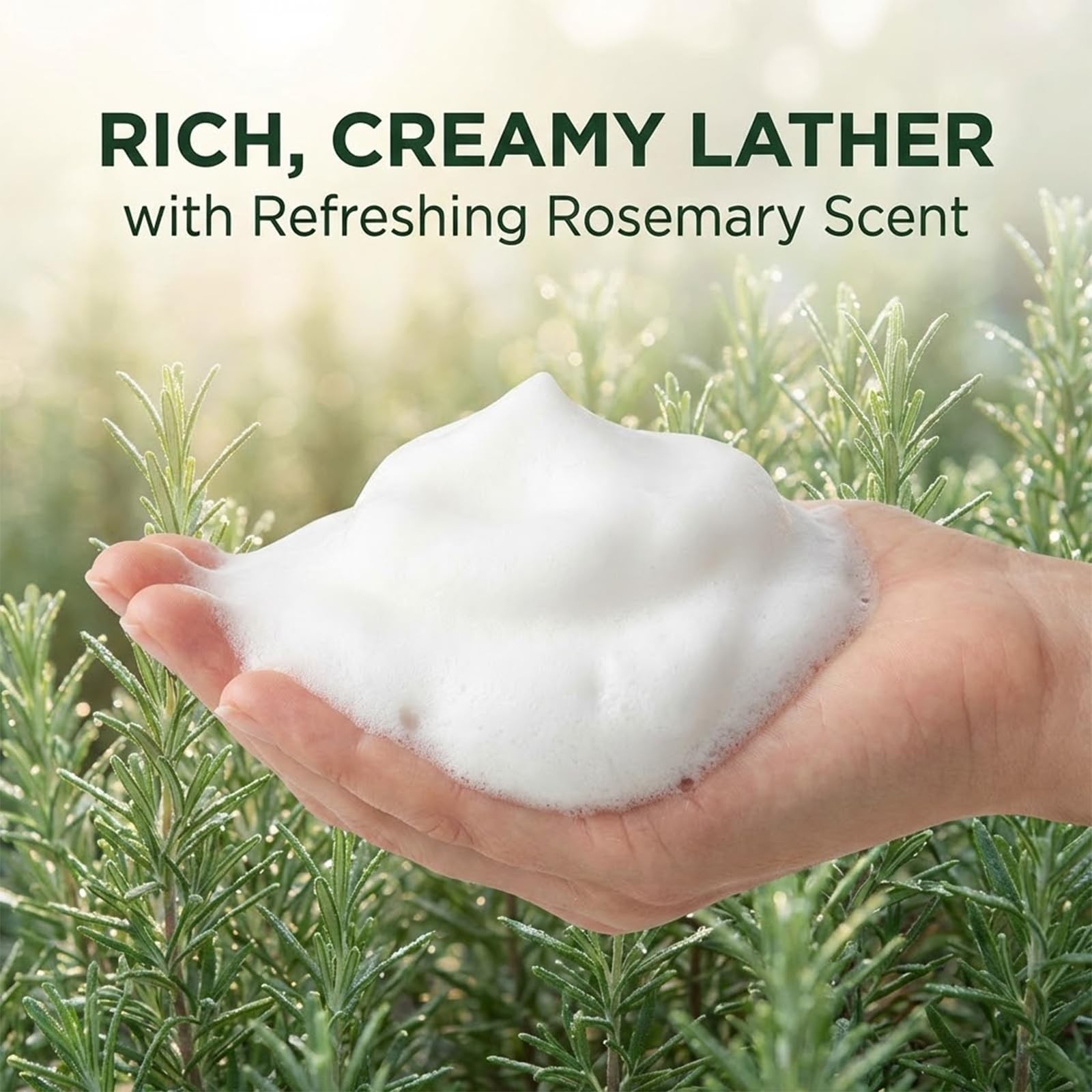 Rosemary Shampoo Hair Growth Natural Thickening Hydrolyzed Keratin 3.39 Fl Oz