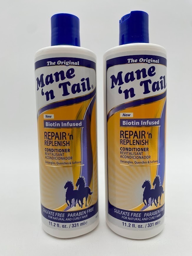 Lot of 2 The Original Mane ‘n Tail Repair ‘n Replenish Conditioner 11.2 fl oz