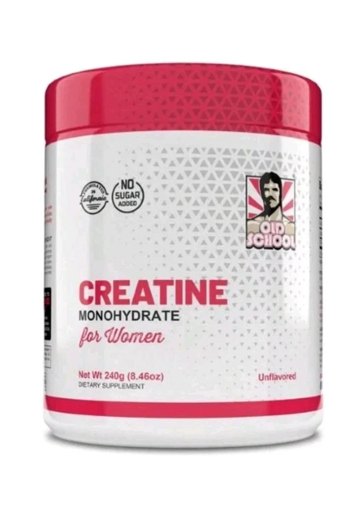 Old School Labs Creatine Monohydrate for Women 243g/8.57oz 30 Servings – BOOTY