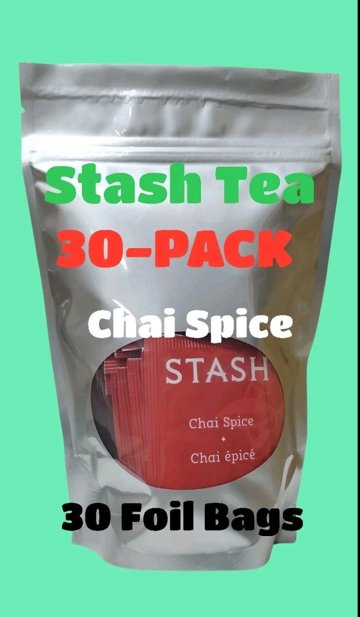 2 PACK CHAI SPICE TEA 30 Bags each Non-GMO Kosher STASH