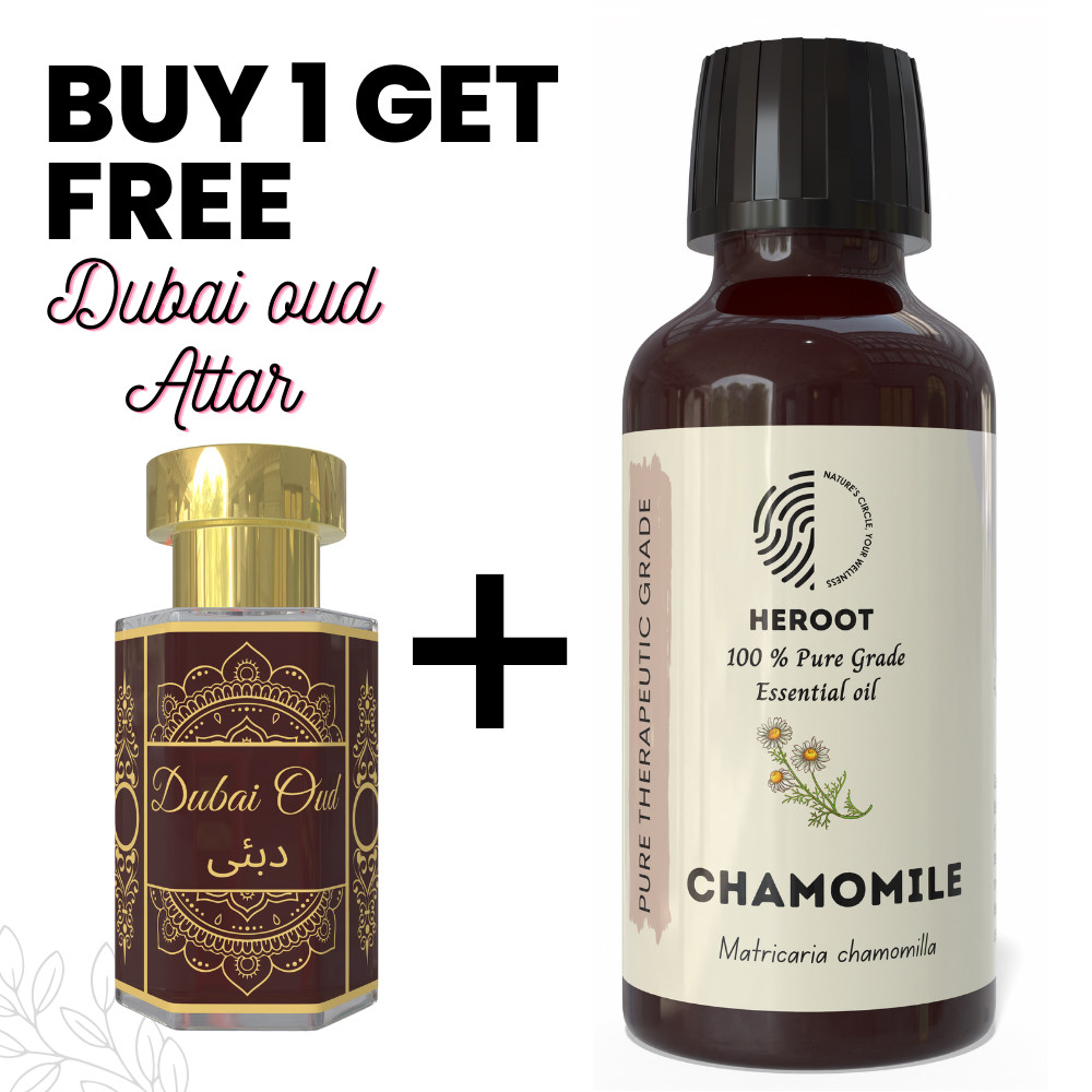 Chamomile Essential Oil 10ml Aromatherapy Diffuser Home Fragrance DIY+Free Attar