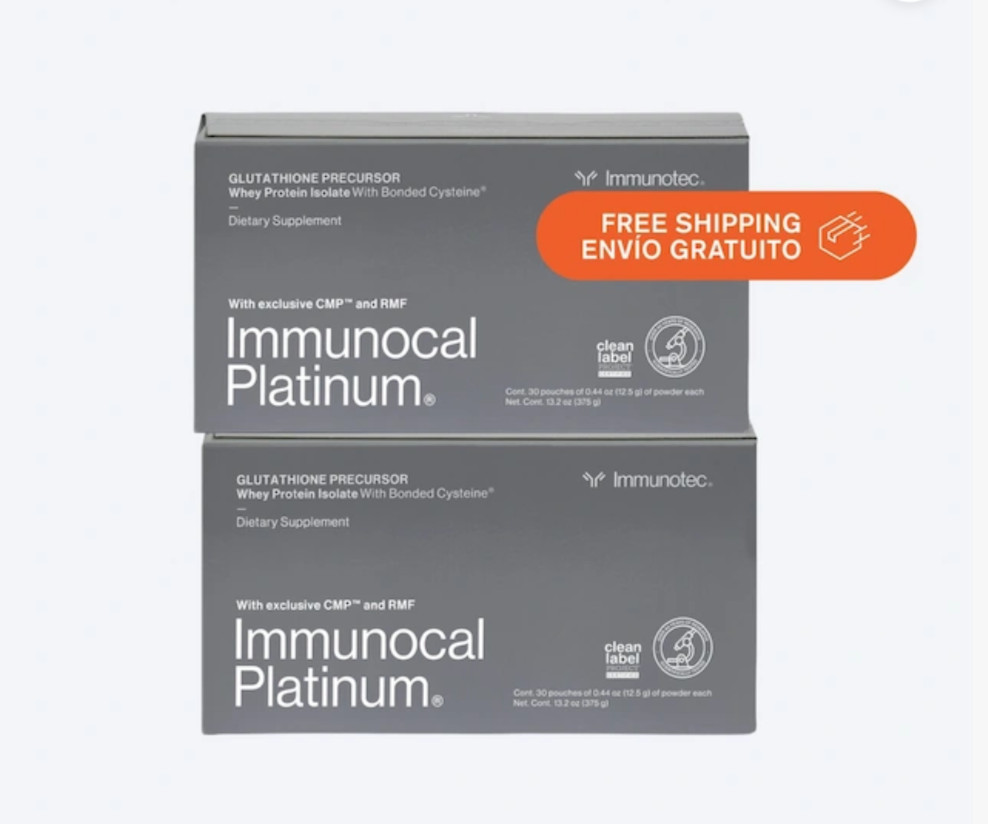 2 Boxes Immunocal Platinum Precursor by Immunotec Exp 03/2028 New Sealed