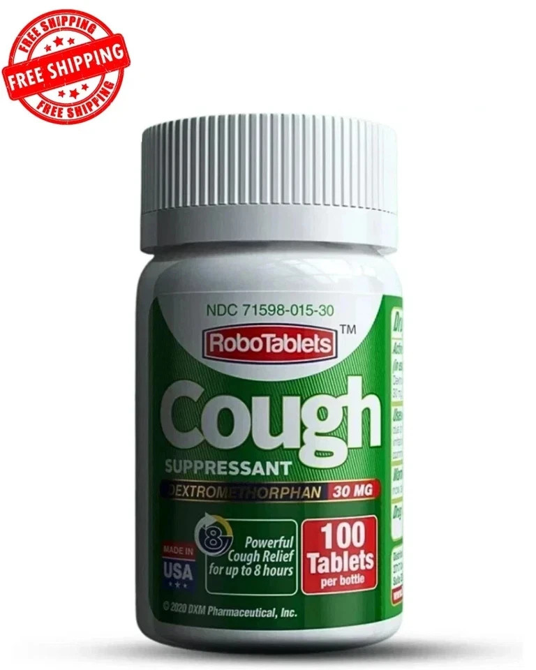 Cough Suppressant 100 Tablets 30mg Dextromethorphan