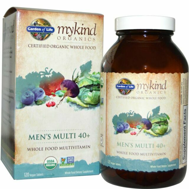 Garden Of Life Organics Men’s Multi 40+ Whole Food Supplement -120 Tablets 03/28