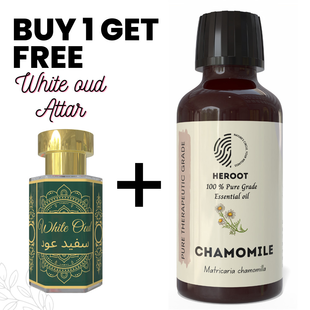 Chamomile Essential Oil 10ml Aromatherapy Diffuser Home Fragrance DIY+Free Attar