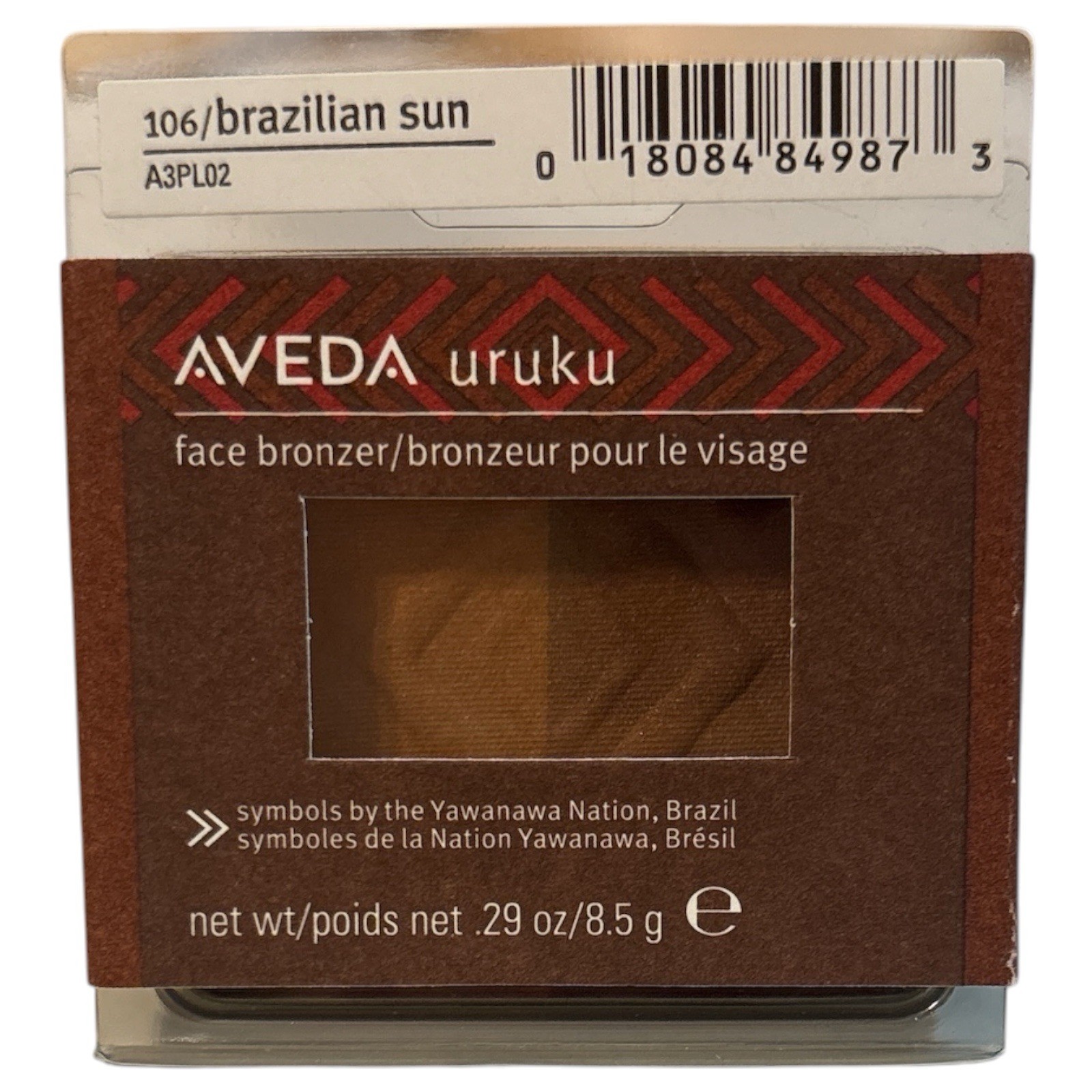 Aveda Uruku Face Bronzer 106 Brazilian Sun Rare Discontinued Sealed New 8.5g