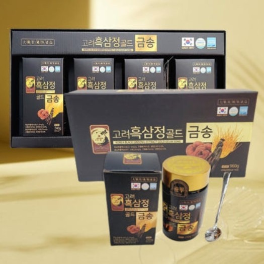 Korea Black Ginseng Extract Gold GEUN SONG 240g x 4EA panax ginseng