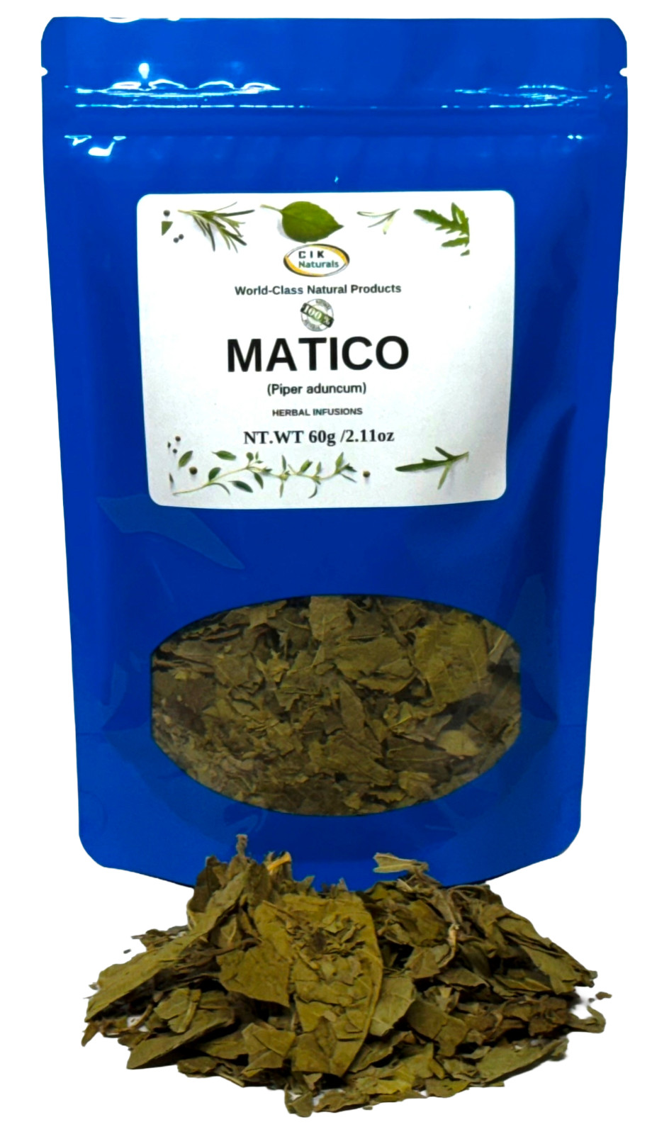 Matico Herbal Tea Peruvian Premium Hierba del Soldado Herbal Infusion (60g) Peru