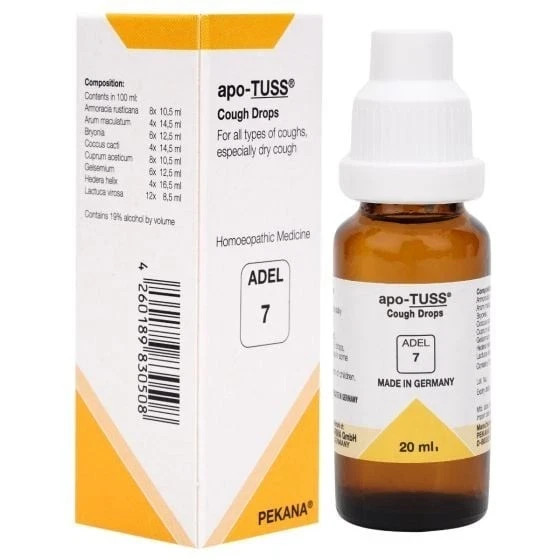 ADEL 7 Homeopathic Drops Liquid 20ml x 6 Pack Natural Wellness Formula