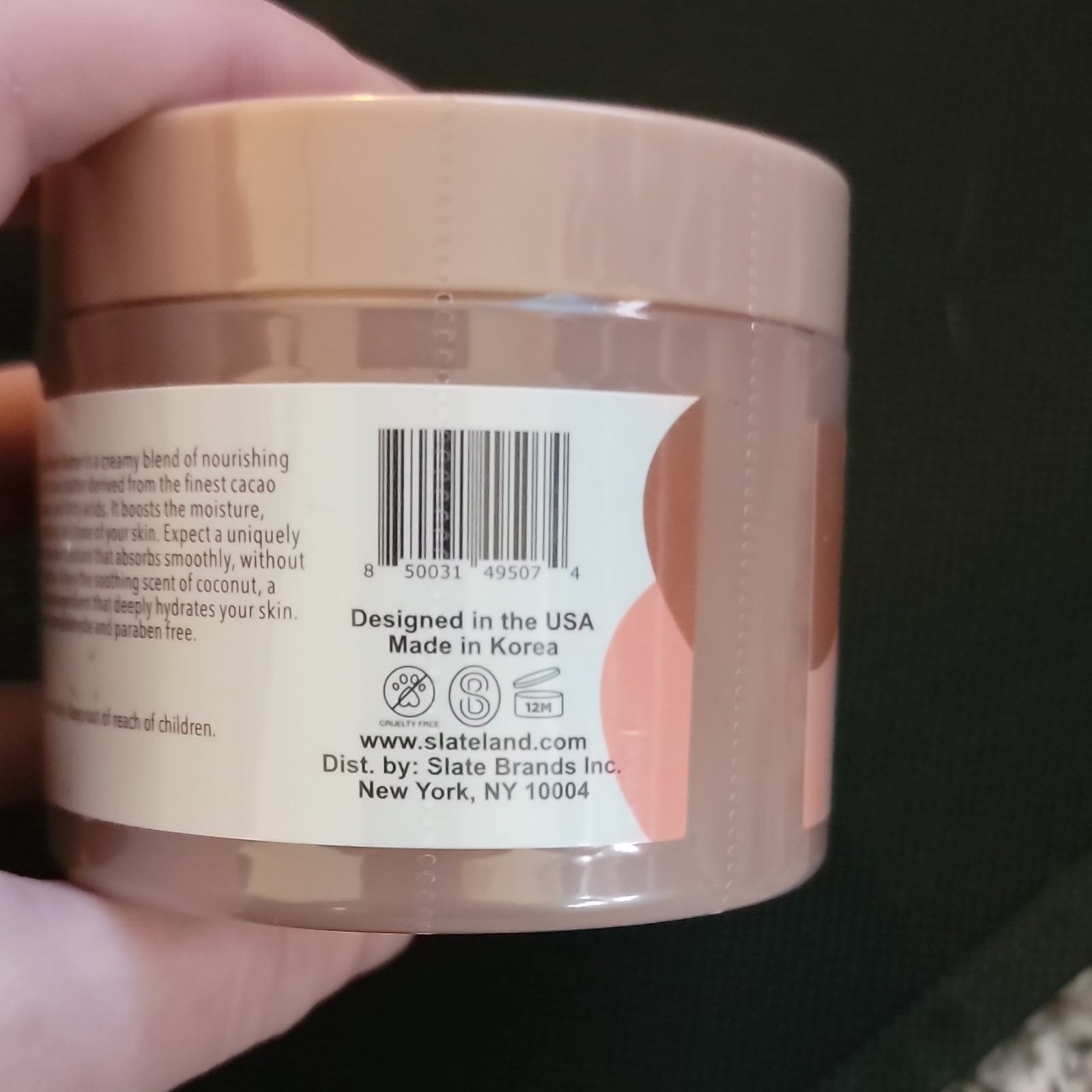 Kollab Beauty All Tea All Shea Coconut Body Butter Cruelty-Free 100g 12M
