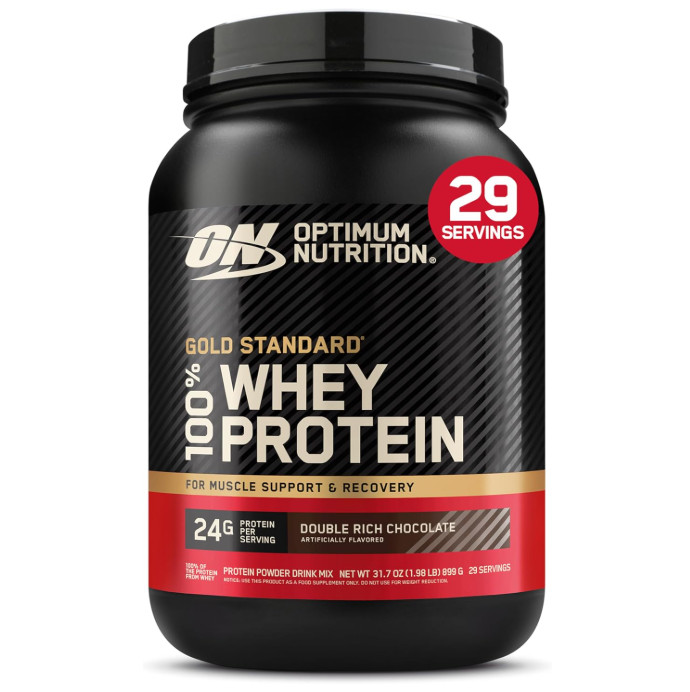 Optimum Nutrition Gold Standard Whey, Double Rich Chocolate, 1.98 lb