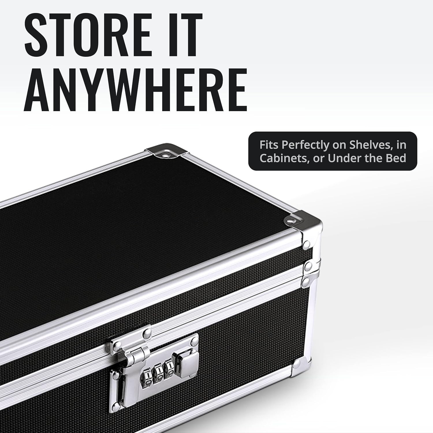 Secure Medicine Organizer – Locking Box with 7 Compartments & Combination Lock