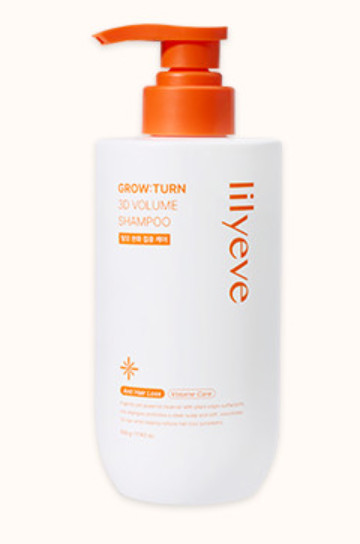lilyeve Growturn 3D Volume Shampoo 500g Large Size Scalp Hair Loss Relief Herbal