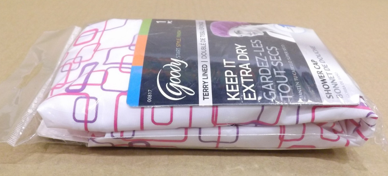 Goody KEEP IT EXTRA DRY Terry Lined Shower Cap – NOS