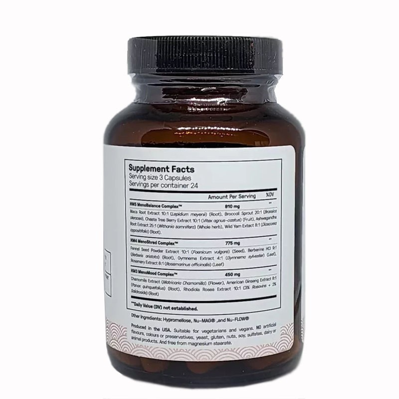 NEW Happy Mammoth Hormone Harmony Natural Hormonal Support for Women 72 Capsules