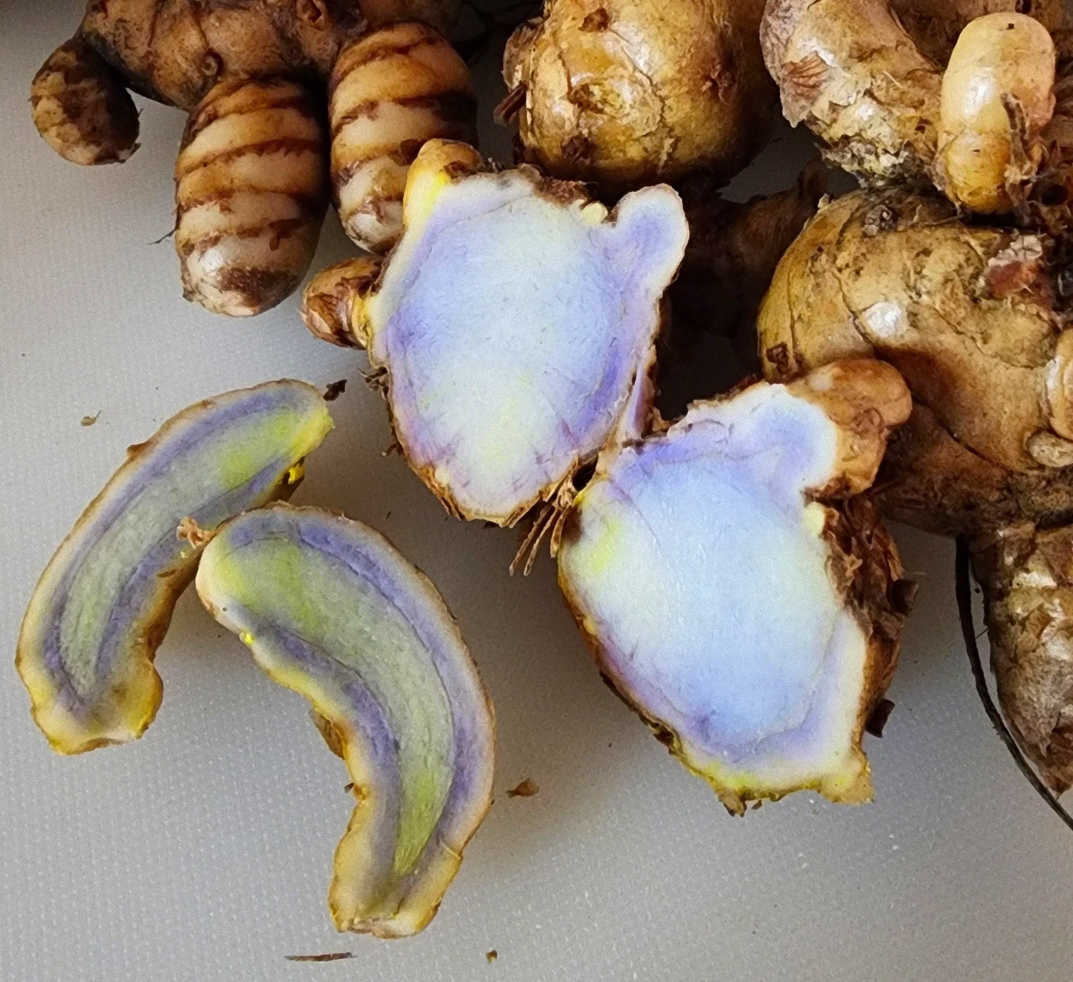 Fresh 1 lbs Rare Purple Turmeric, Black Turmeric. ship from Florida