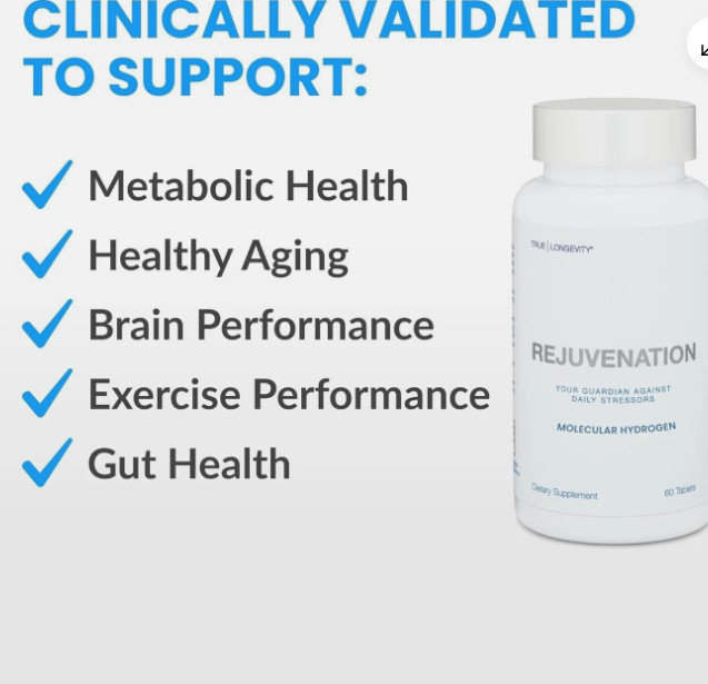 DRINK HRW Rejuvenation Molecular Hydrogen Water Tablets – Unflavored – 60 Count
