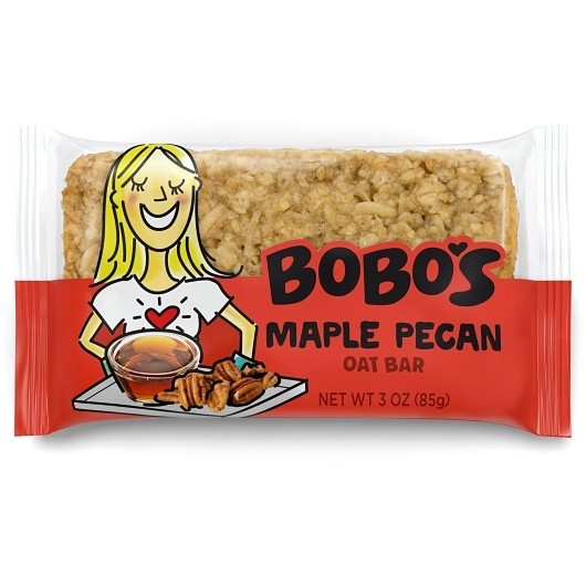 Bobo s Maple Pecan Oat Bar, 3 Ounce, 12 Per Box, 4 Per Case