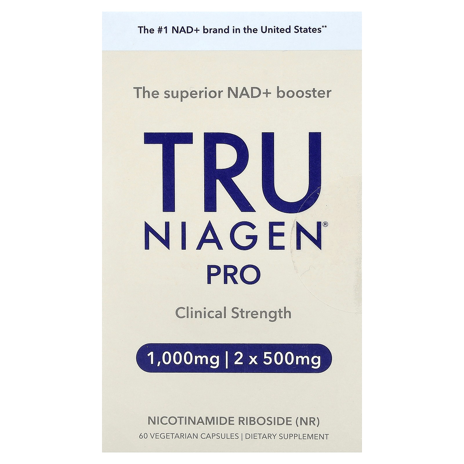 Pro, Nicotinamide Riboside, 60 Vegetarian Capsules (500 mg per Capsule)