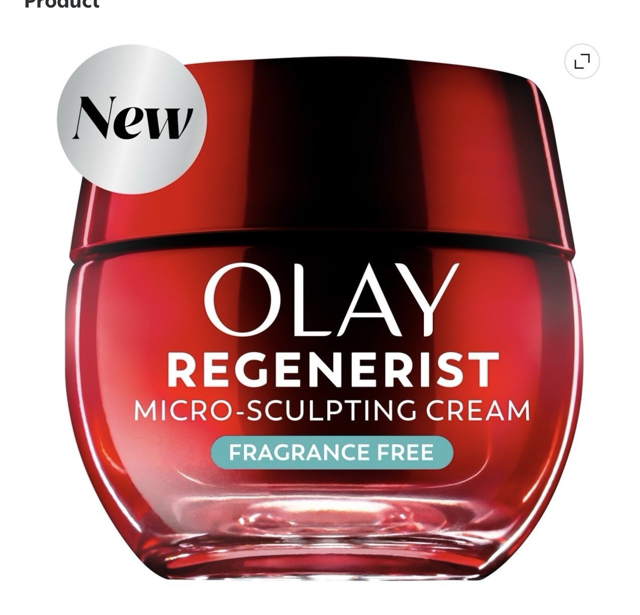 Olay Regenerist Micro-Sculpting Face Moisturizer Cream, Fragrance-Free