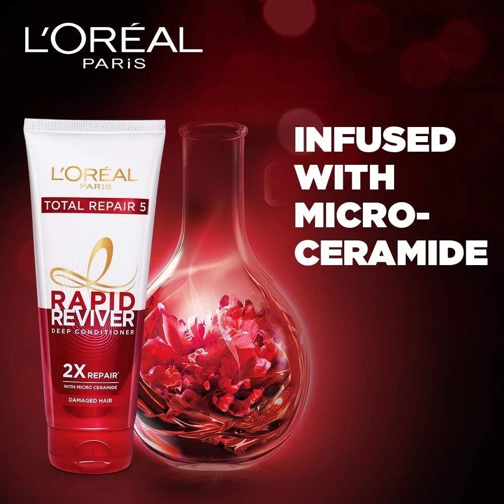 L’Oreal Paris Deep Conditioner With Micro-Ceramides Repairs Damaged 180ml