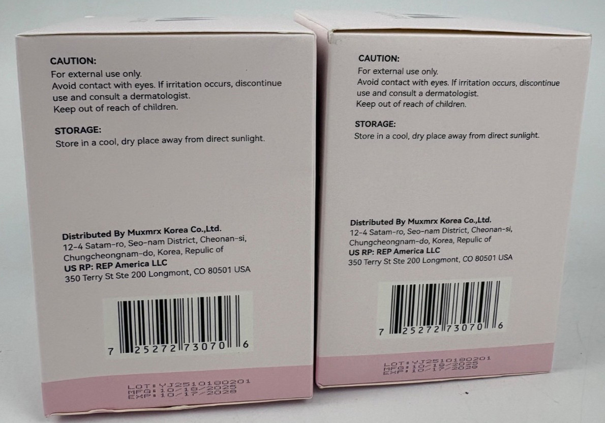 MUXMRX Elecric Massage PDRN Rejuventing Cream- 2 Pack -Exp 10/2028