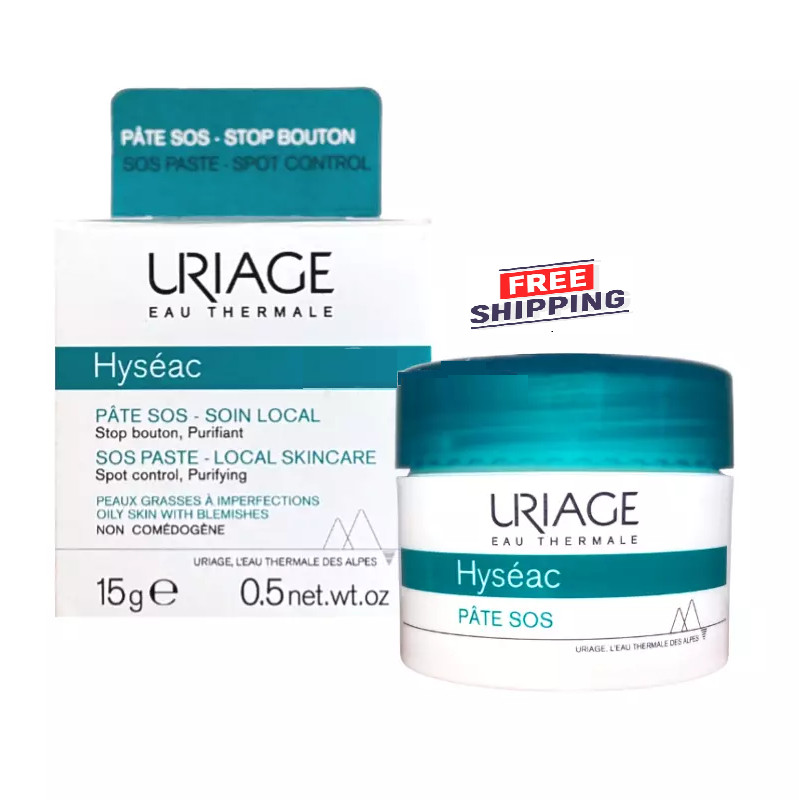 Uriage Hyseac SOS Paste – Local Skin Care 15g / .5oz EXP 04/2027