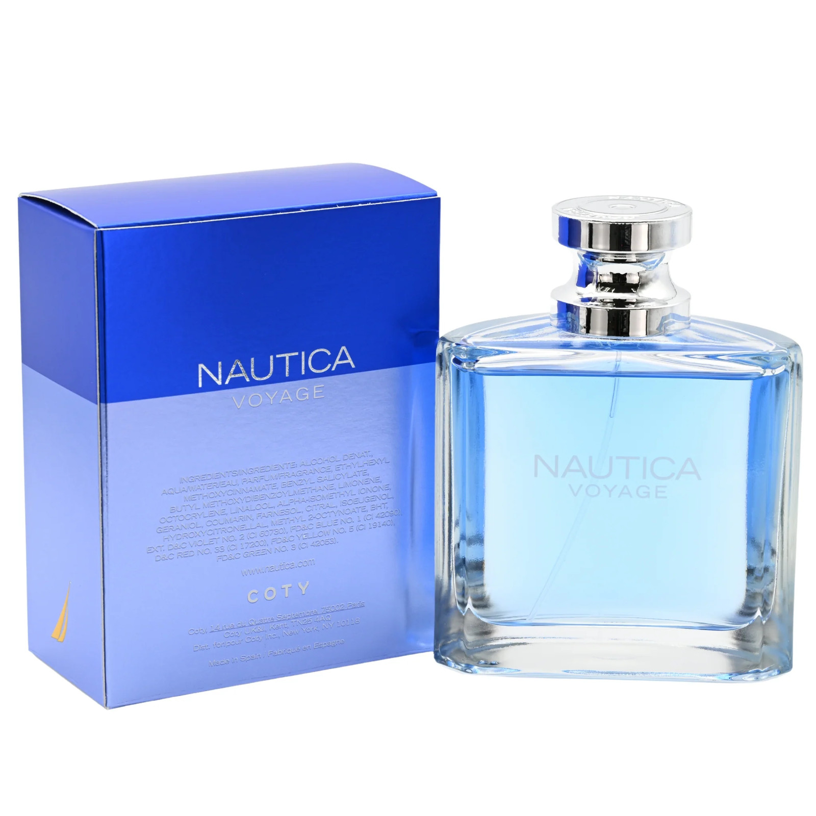 NAUTICA VOYAGE 3.3 / 3.4 oz EDT Cologne Spray for Men New in Box