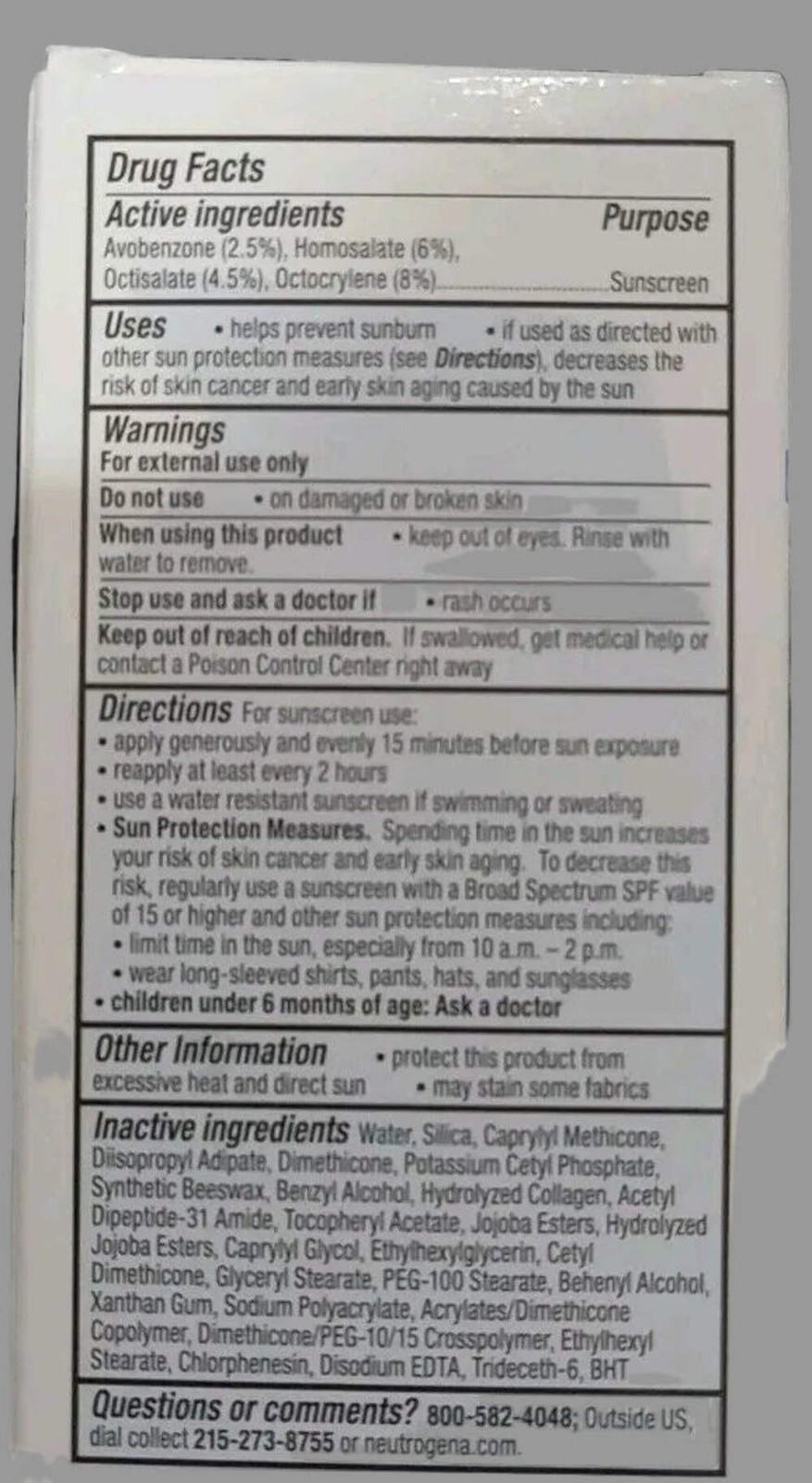 3x Neutrogena Collagen Bank Daily Face Moisturizer – SPF 30 – 2 Fl Oz EXP 8/2026