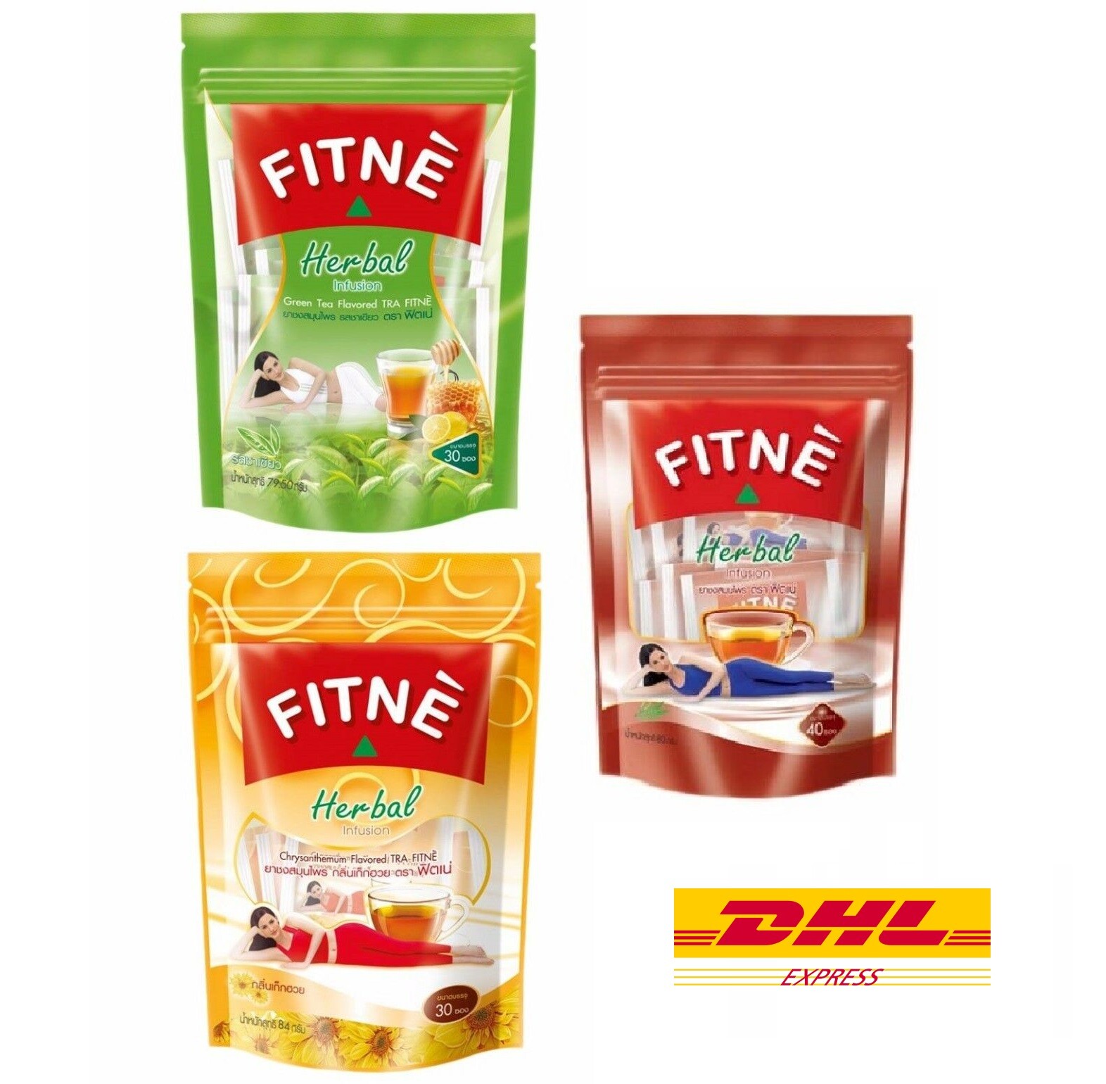 3 FITNE HERBAL INFUSION SLIMMING TEA DETOX LAXATIVE WEIGHT LOSS DIET ALL FLAVOR