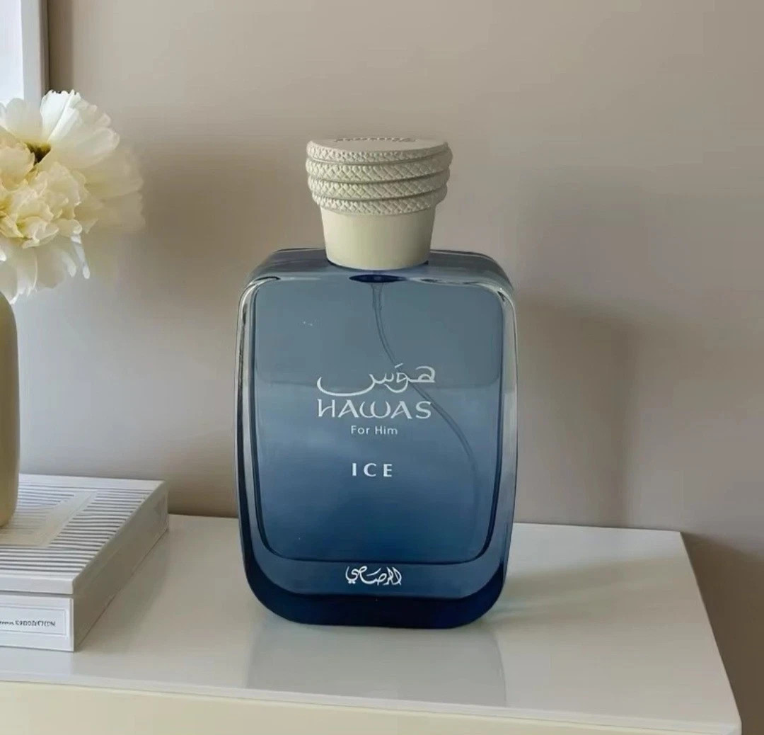 RASASI Hawas Men’s Ice Eau De Parfum 100ml (3.4oz) – Fragrance for Men