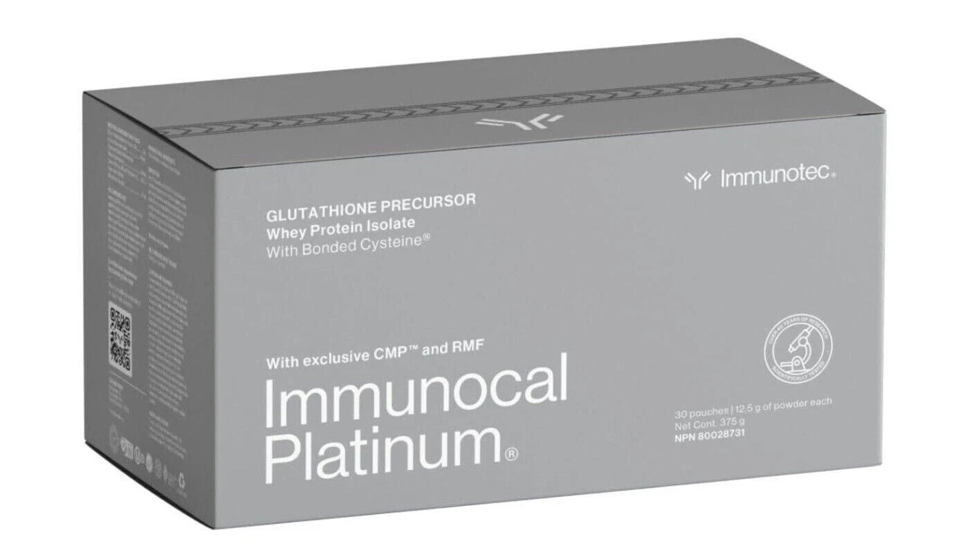 Immunotec Immunocal Platinum Glutathione Precursor 30 pouches Exp 04/2024