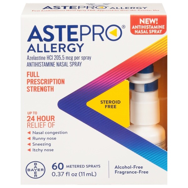 Astepro Allergy 60 Sprays 24hr Relief 23ML Fragrance Free 09/2024 NEW BOX