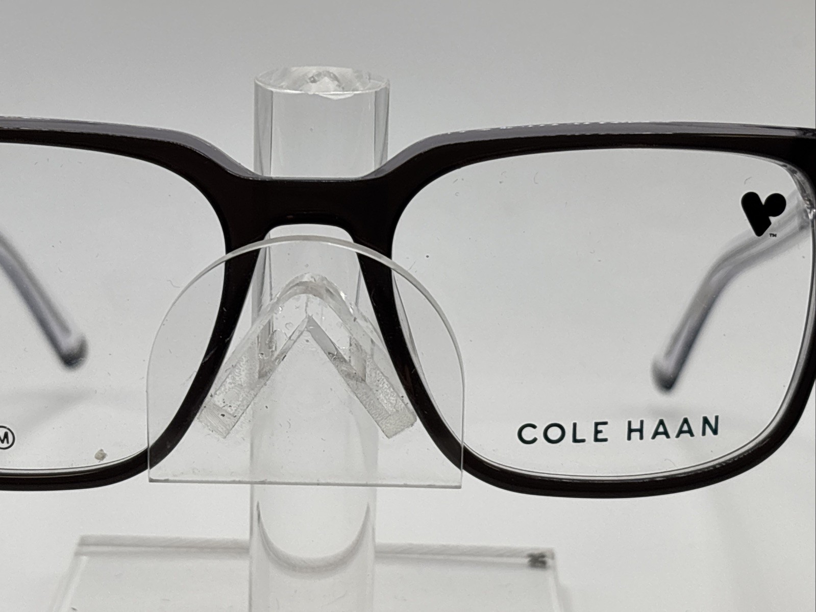 Cole Haan CH4506 (036) Smoke Crystal 52/18 M 140 Men’s Full Rim Eyeglasses A5720