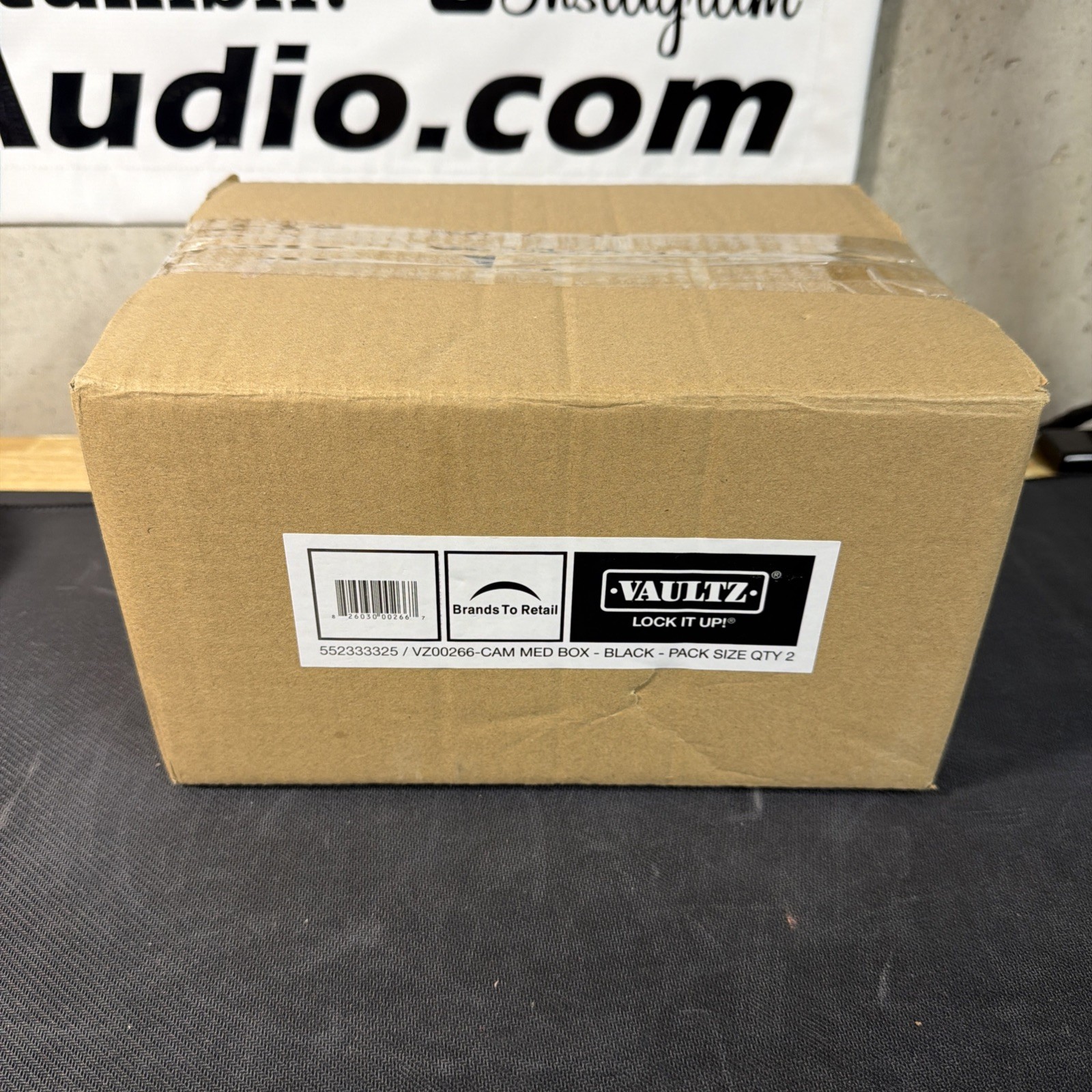 NEW! 2x Vaultz Security Box Keyless Security Combination Lock Med Box USA SHIP!