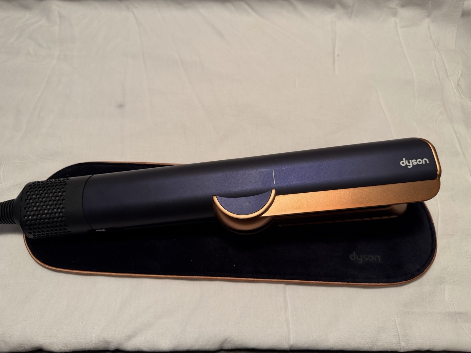 Dyson Airstrait HS06 Prussian Blue Copper Wet Dry Straightener w Mat